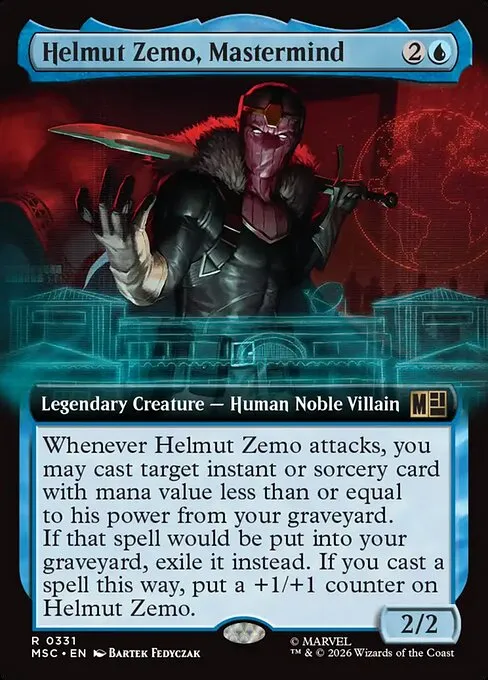 Helmut Zemo, Mastermind · Marvel Super Heroes Commander 331/9