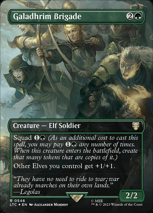 Galadhrim Brigade · Tales of Middle-earth Commander 546/591