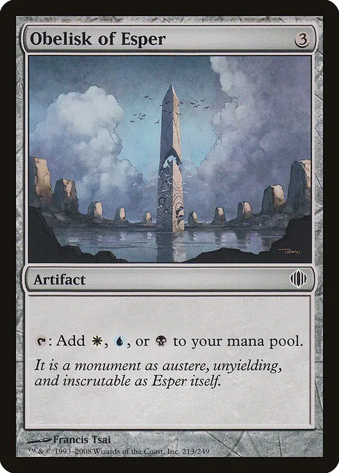 Obelisk of Esper · Shards of Alara 213/250