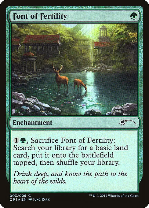 Font of Fertility · Magic 2015 Clash Pack 3/6