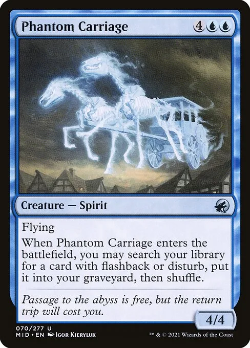 Phantom Carriage · Innistrad: Midnight Hunt 70/399