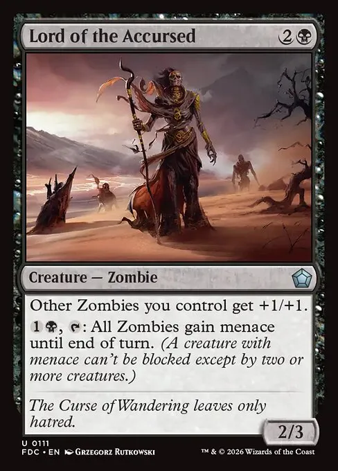Lord of the Accursed · Foundations Commander 111/3