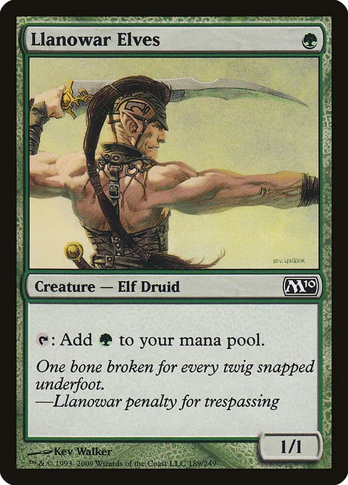 Llanowar Elves · Magic 2010 189/249