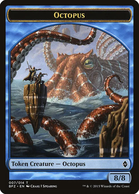 Octopus · Battle for Zendikar Tokens 7/14