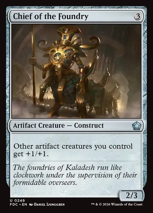 Chief of the Foundry · Foundations Commander 249/3
