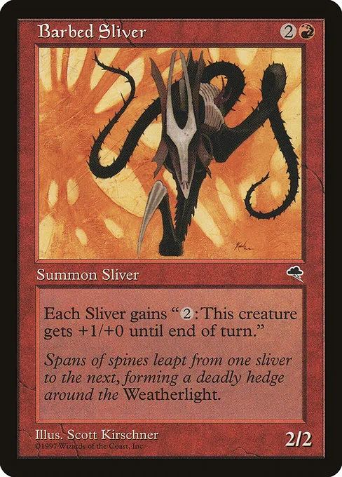 Barbed Sliver · Tempest 163/350