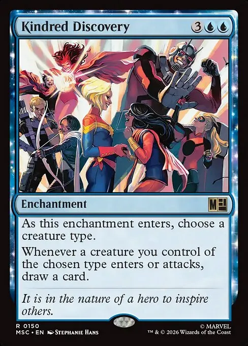 Kindred Discovery · Marvel Super Heroes Commander 150/9