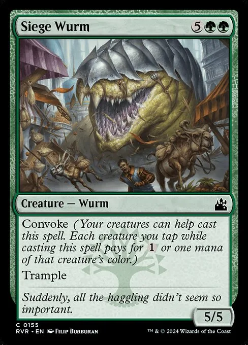 Siege Wurm · Ravnica Remastered 155/531