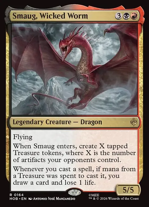 Smaug, Wicked Worm · The Hobbit 164/39