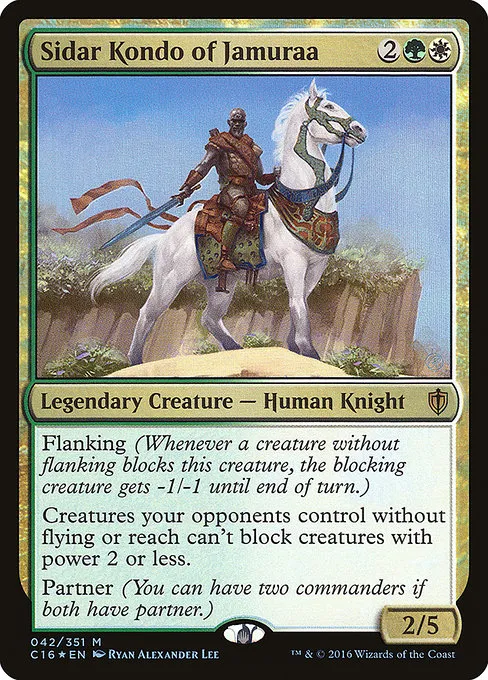 Sidar Kondo of Jamuraa · Commander 2016 42/351