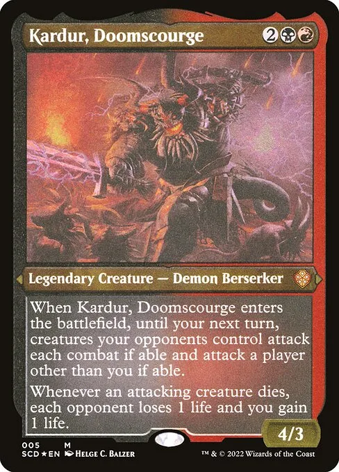 Kardur, Doomscourge · Starter Commander Decks 5/352