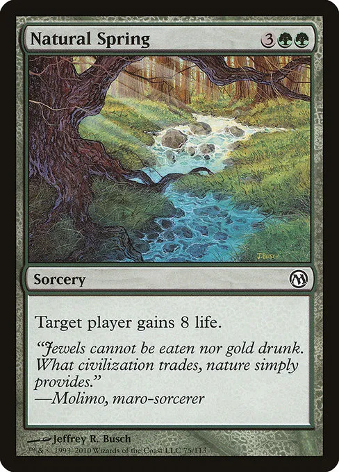 Natural Spring · Duels of the Planeswalkers 75/113
