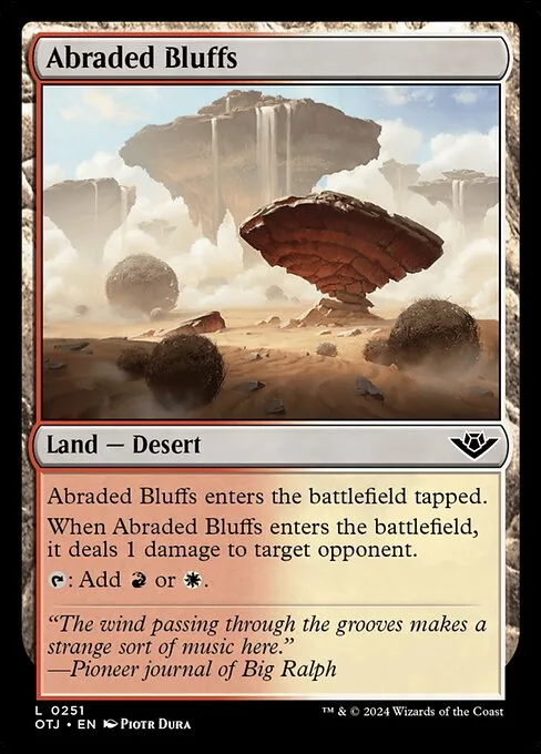 Abraded Bluffs · Outlaws of Thunder Junction 251/374