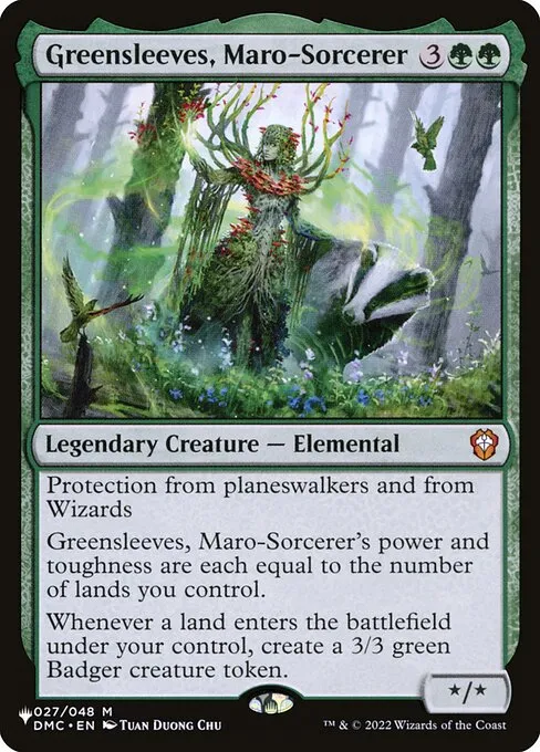 Greensleeves, Maro-Sorcerer · The List DMC-27/5050