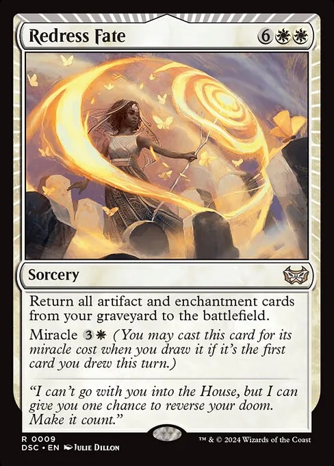 Redress Fate · Duskmourn: House of Horror Commander 9/373