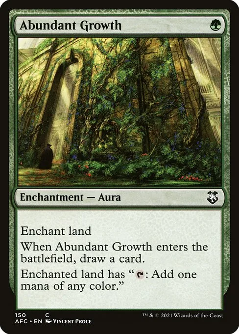 Abundant Growth · Forgotten Realms Commander 150/331
