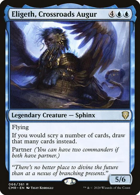 Eligeth, Crossroads Augur · Commander Legends 66/718