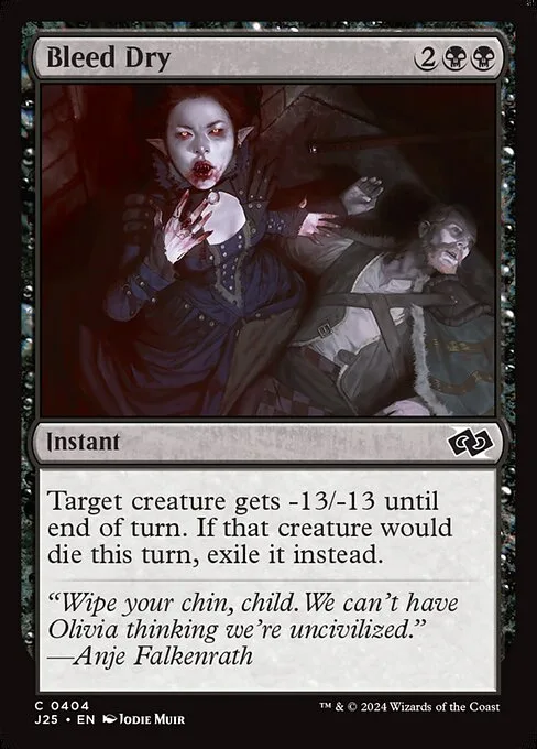 Bleed Dry · Foundations Jumpstart 404/779