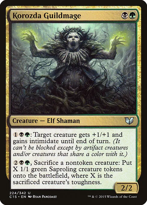 Korozda Guildmage · Commander 2015 224/342