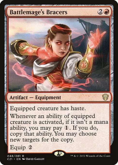 Battlemage's Bracers · Commander 2021 48/409