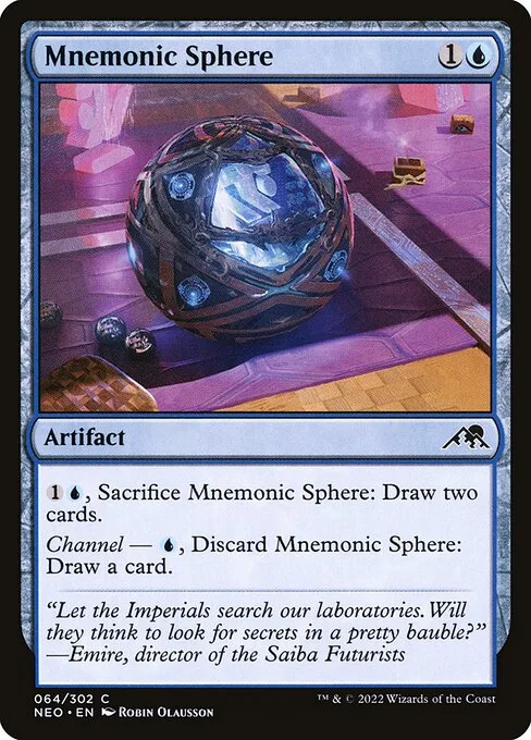 Mnemonic Sphere · Kamigawa: Neon Dynasty 64/531
