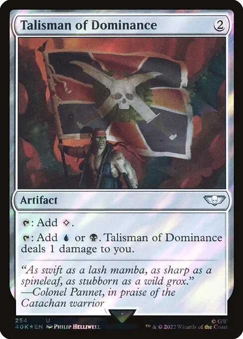 Talisman of Dominance · Warhammer 40,000 Commander 254★/617