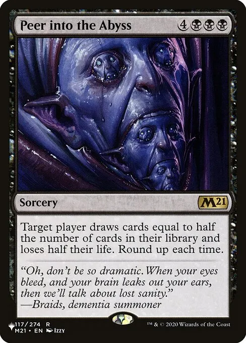 Peer into the Abyss · The List M21-117/5050