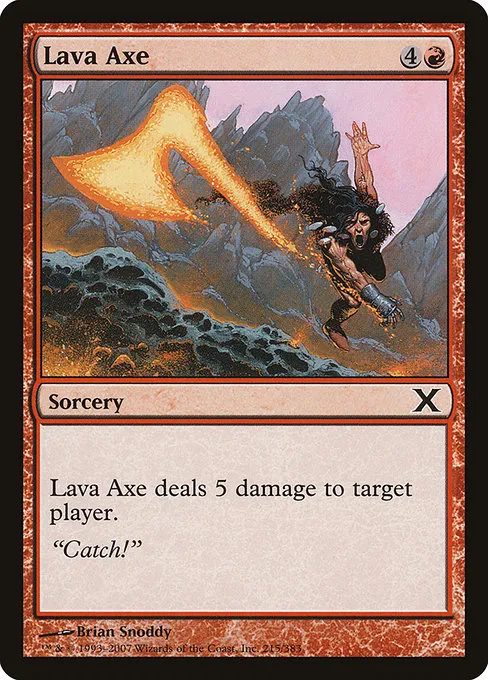 Lava Axe · Tenth Edition 215/510