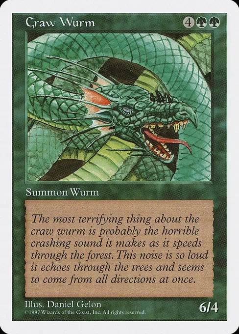 Craw Wurm · Fifth Edition 286/460