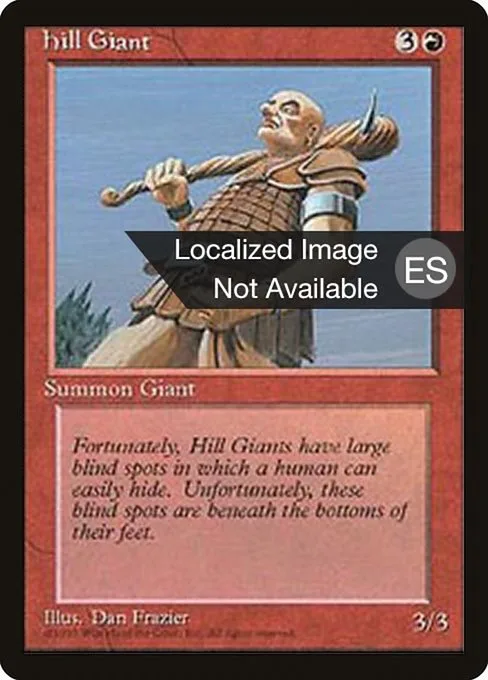 Hill Giant · Fourth Edition Foreign Black Border 201/378