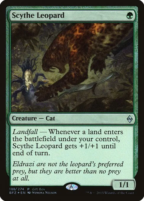 Scythe Leopard · Battle for Zendikar Promos 188/90
