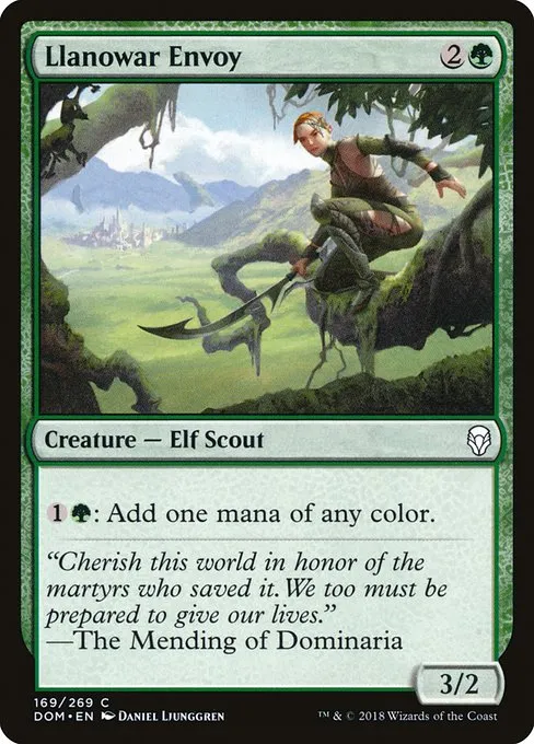 Llanowar Envoy · Dominaria 169/280