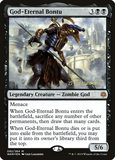 God-Eternal Bontu · War of the Spark Promos 92s/176