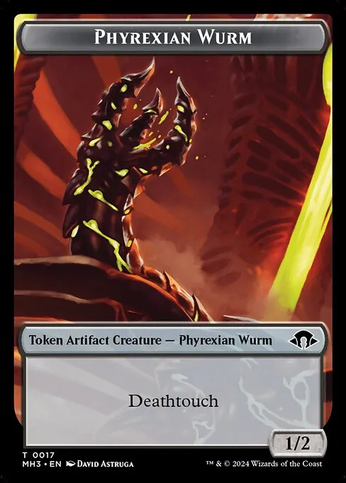 Phyrexian Wurm · Modern Horizons 3 Tokens 17/43