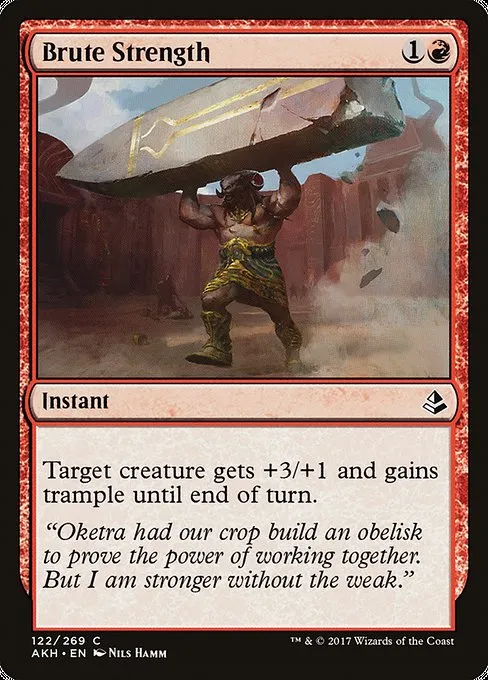 Brute Strength · Amonkhet 122/287