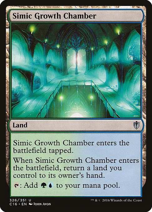 Simic Growth Chamber · Commander 2016 326/351
