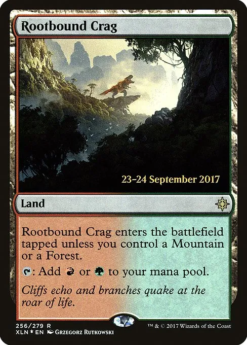 Rootbound Crag · Ixalan Promos 256s/120