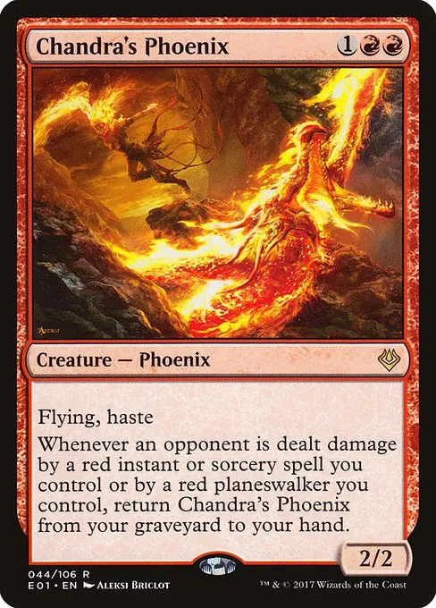 Chandra's Phoenix · Archenemy: Nicol Bolas 44/106