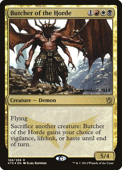 Butcher of the Horde · Khans of Tarkir Promos 168s/56