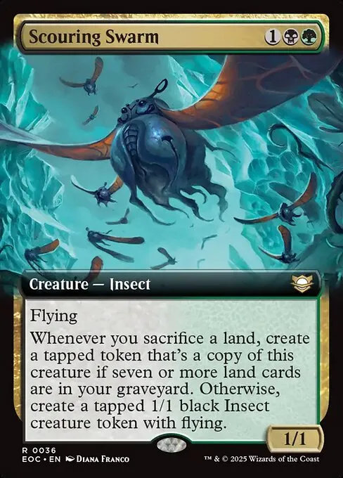Scouring Swarm · Edge of Eternities Commander 36/191