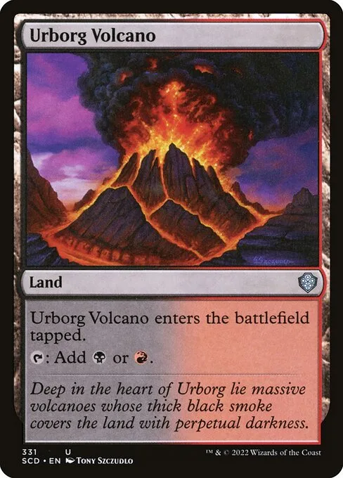 Urborg Volcano · Starter Commander Decks 331/352