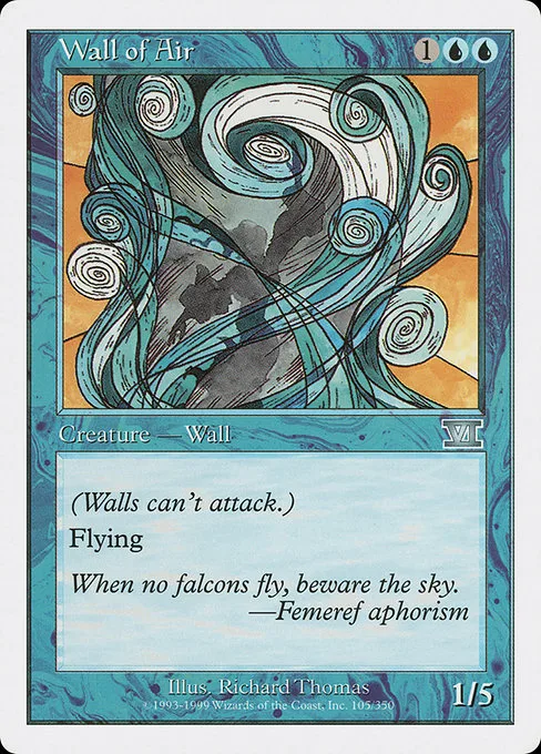 Wall of Air · Classic Sixth Edition 105/351
