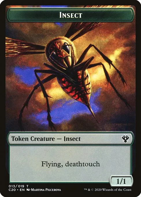 Insect · Commander 2020 Tokens 13/20