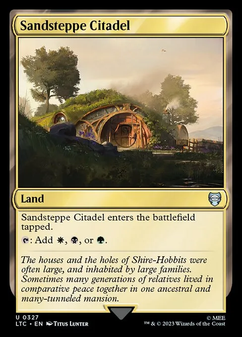 Sandsteppe Citadel · Tales of Middle-earth Commander 327/591