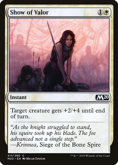 Show of Valor · Core Set 2020 311/346