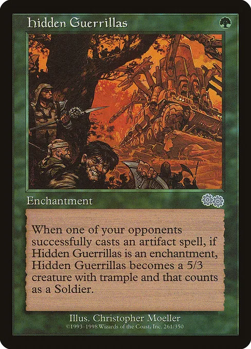 Hidden Guerrillas · Urza's Saga 261/357