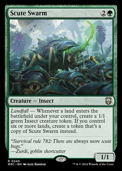 Scute Swarm · Modern Horizons 3 Commander 245/398