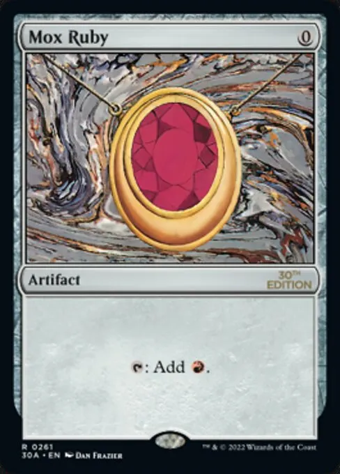 Mox Ruby · 30th Anniversary Edition 261/594