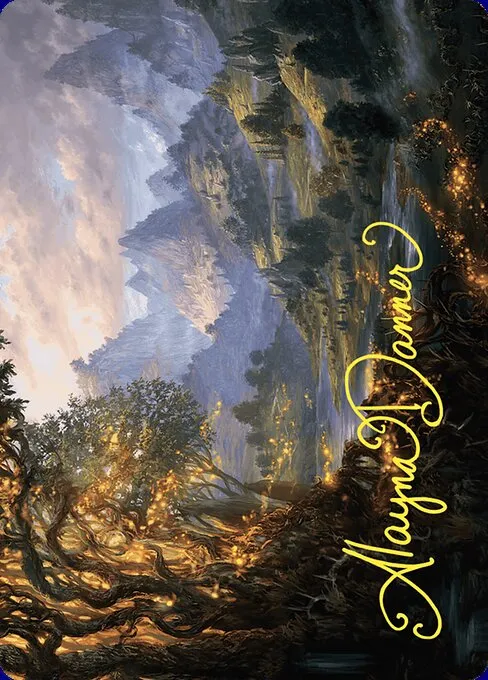 Evolving Wilds // Evolving Wilds · Wilds of Eldraine Art Series 47/81