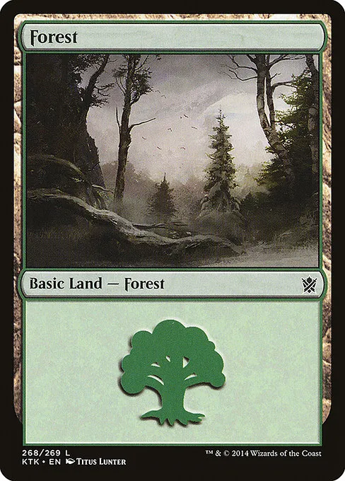 Forest · Khans of Tarkir 268/293